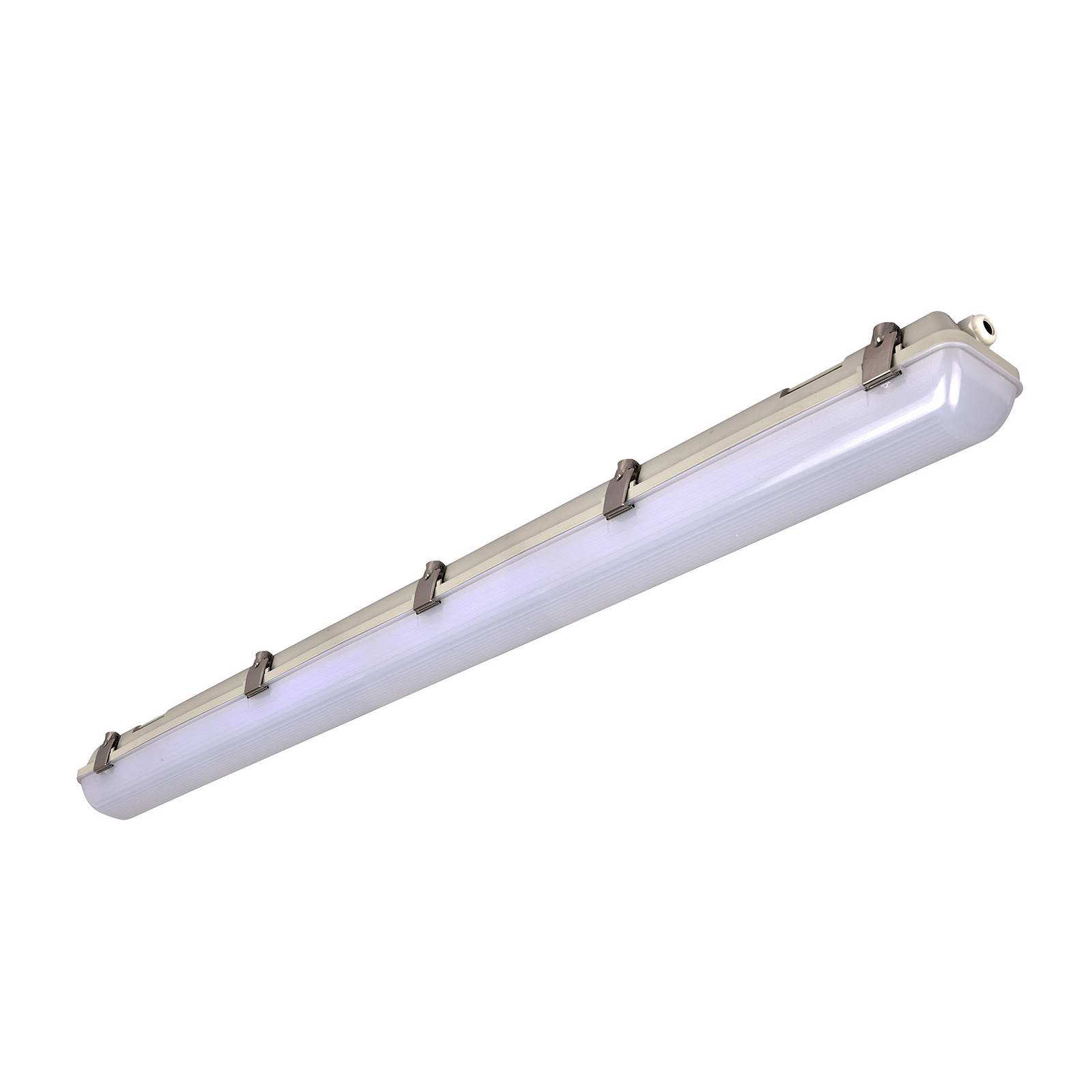 LED-våtrumslampa 659, grå, 126 cm, 25 W