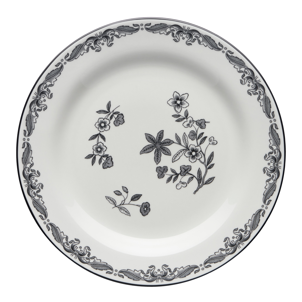 Rörstrand - Ostindia Svart Tallrik flat 21 cm