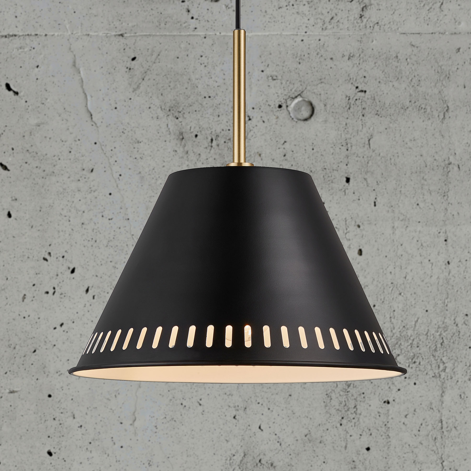 Hänglampa Pine, 1 lampa, svart