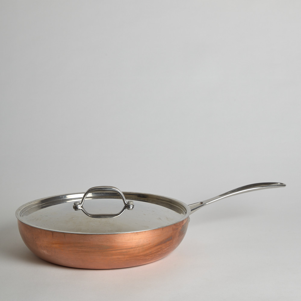 Vintage - SÅLD Koppar Traktörpanna 26 cm