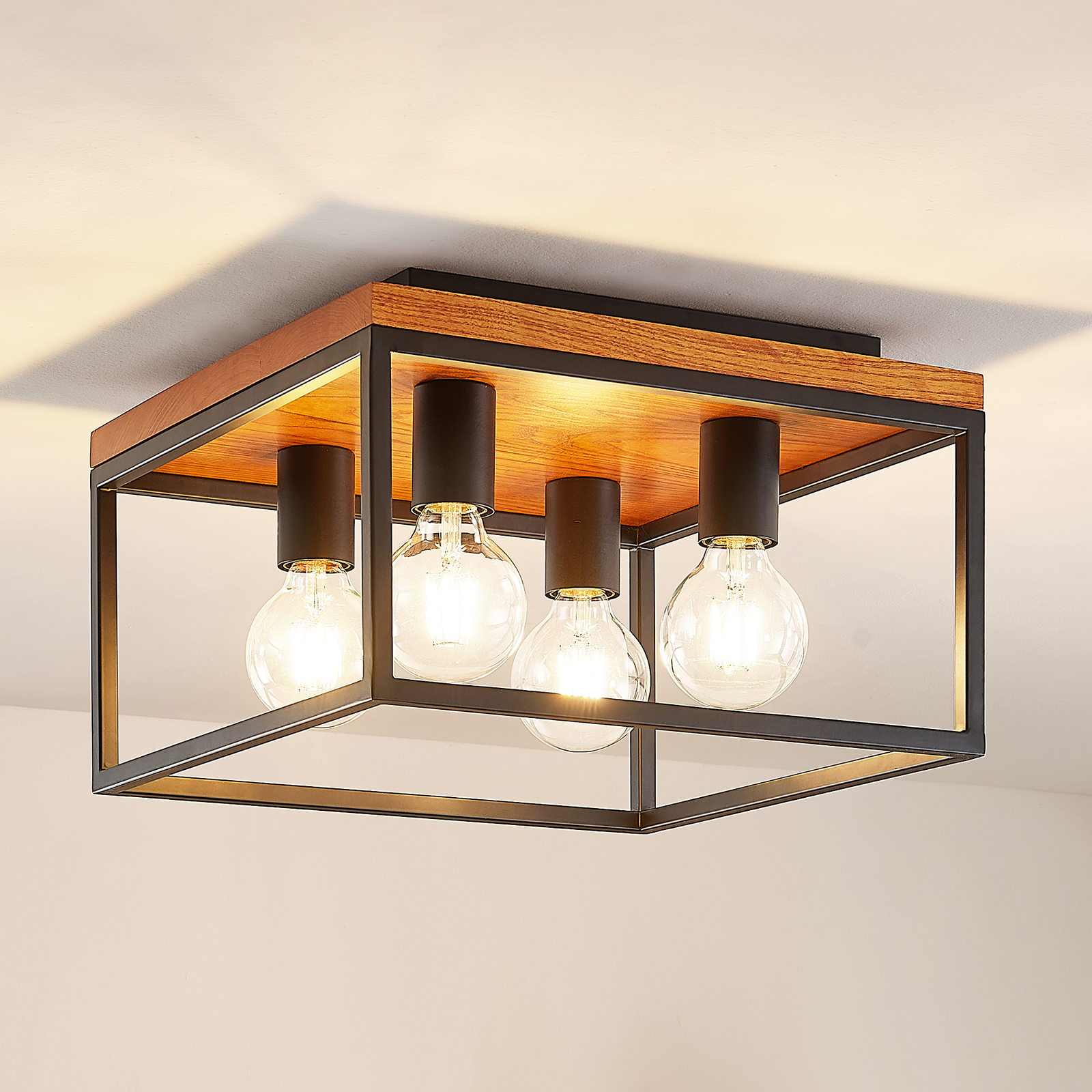 Lindby Miravi taklampa, 4 lampor