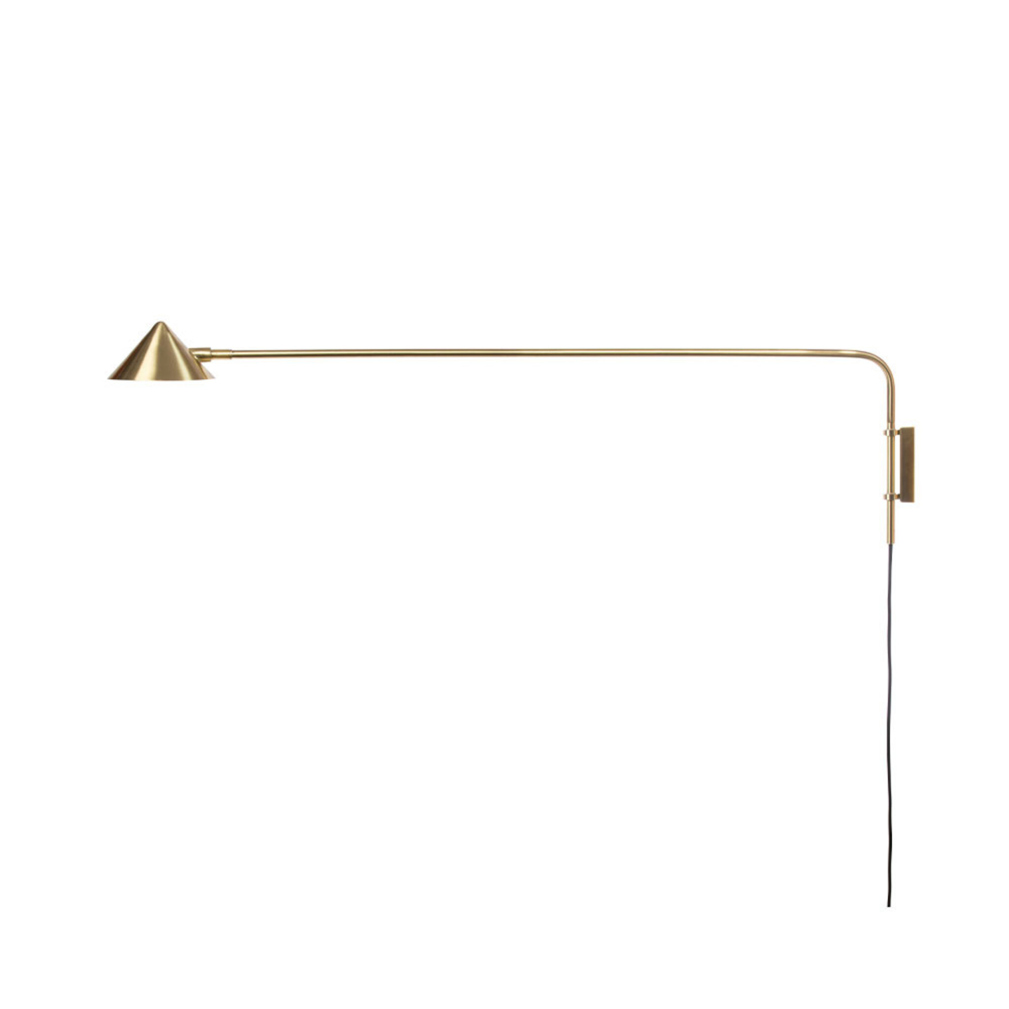 Vägglampa Kelly long Guld