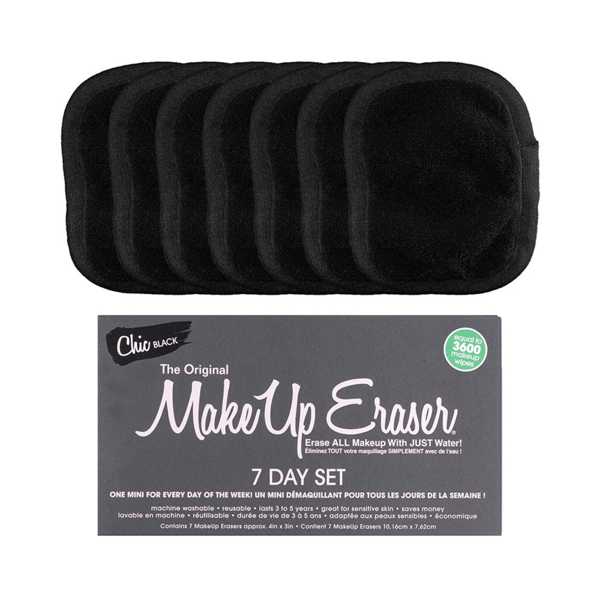 MakeUp Eraser Chic Black 7-day Set