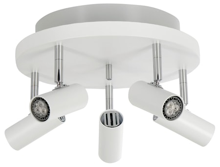 Cato LED 5-spot Mattvit m Släpljus