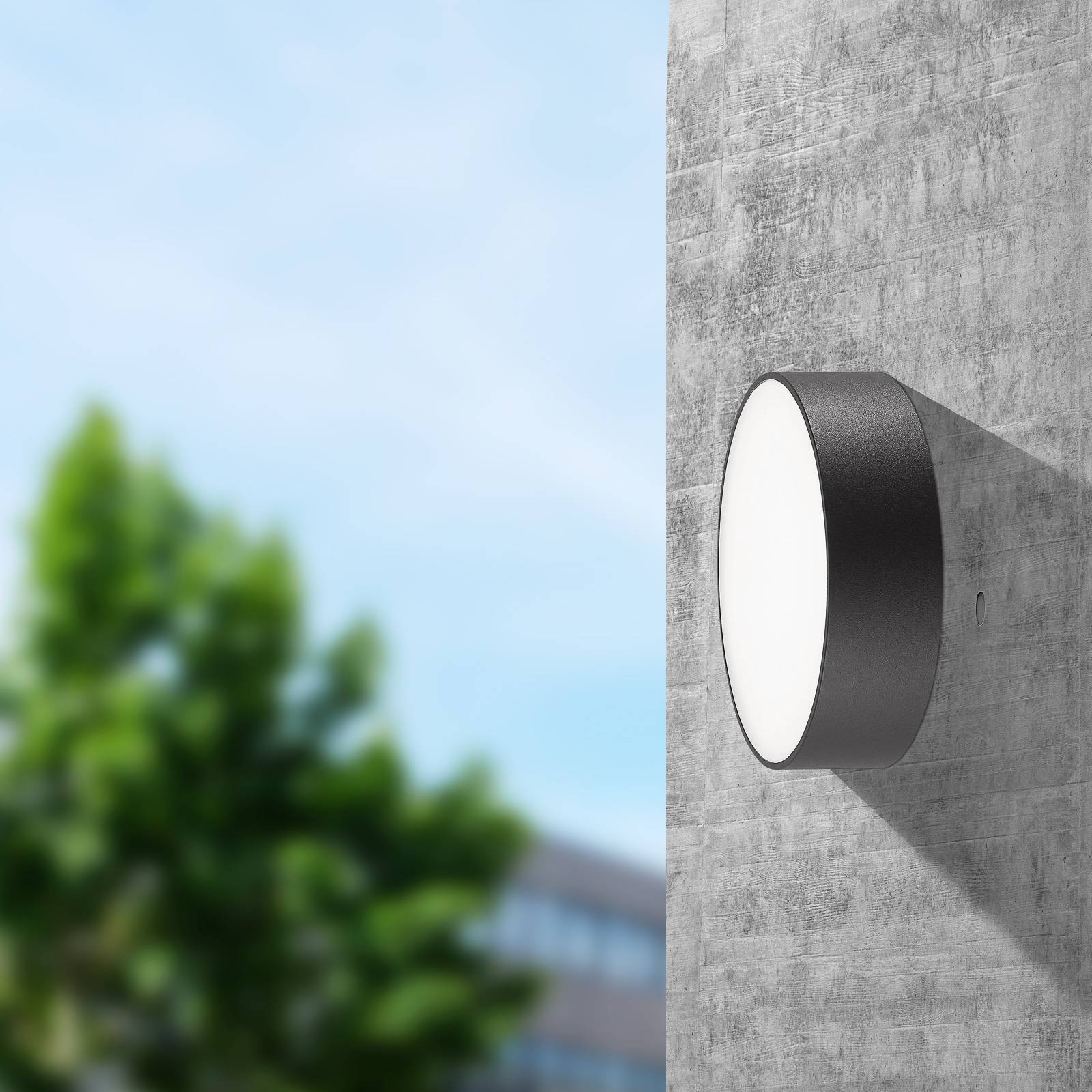 LED-utomhuslampa CMD 9026, Ø 25 cm