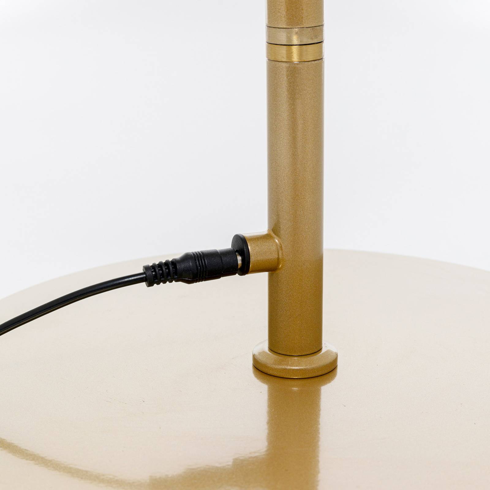 KARE Romy LED-bordslampa stål och glas guld
