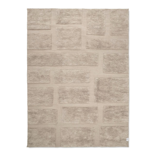 Ullmatta BRICKS 170 x 230 Beige Classic Collection