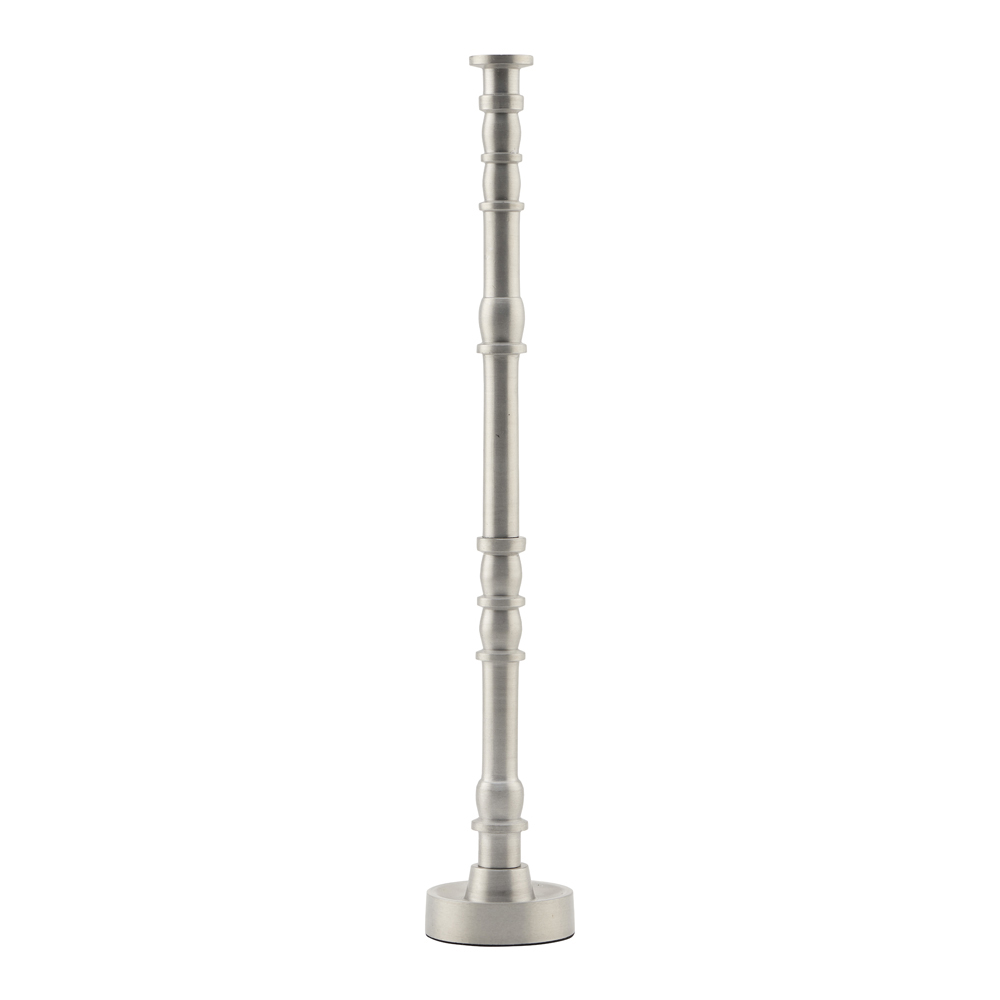 House Doctor - Jersey Ljusstake 36 cm Silveroxiderad