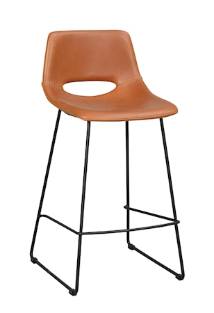 Manning Barstol Cognac Konstläder