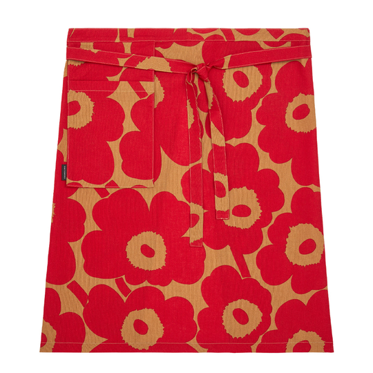 Marimekko - Pieni Unikko Förkläde 85 cm Röd