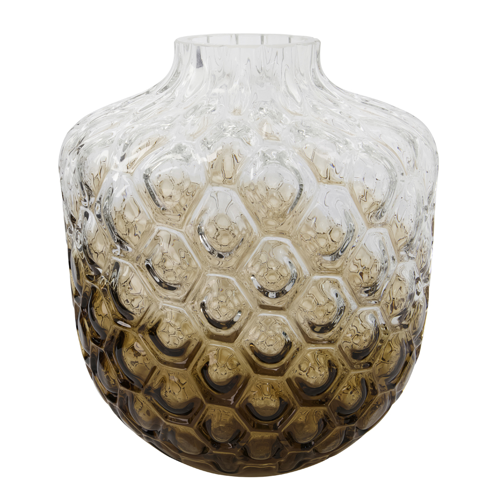 House Doctor - Art Deco Vas 31 cm Brun