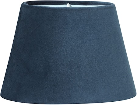 Lampskärm Oval Sammet Blå