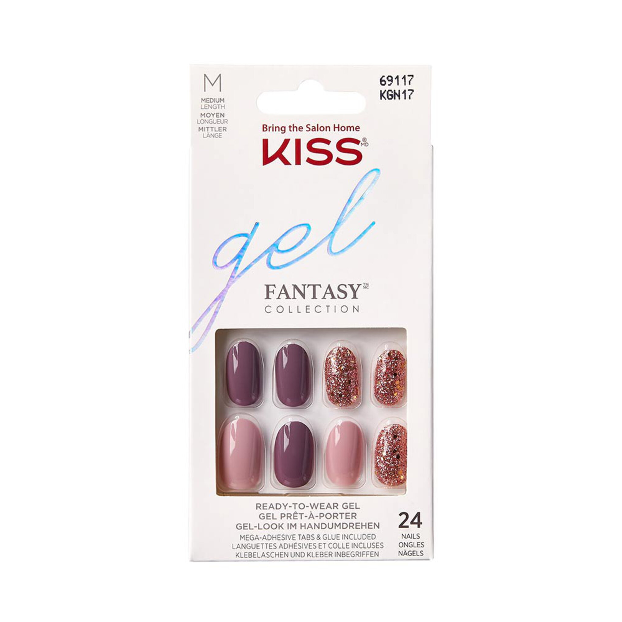 Gel Fantasy No Pressure Lösnaglar