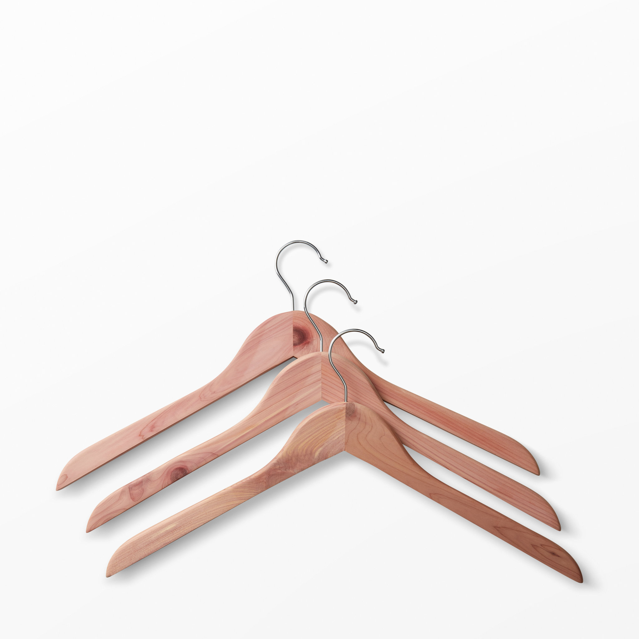 Galge i cederträ, 3-pack