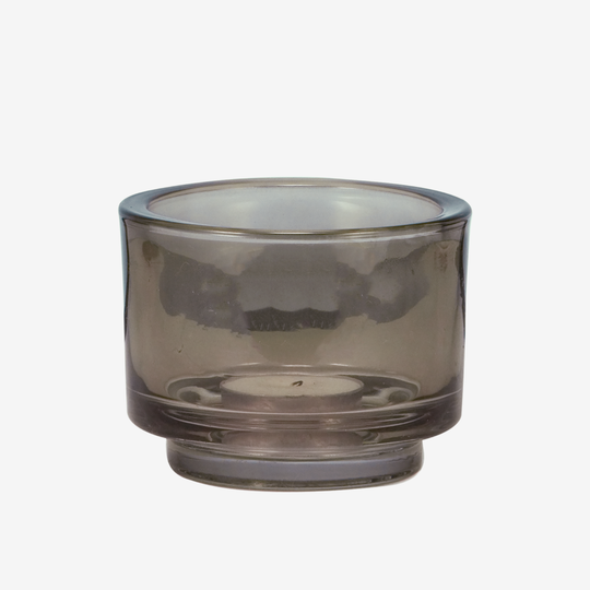 Ljushållare Glas Ljusbrun