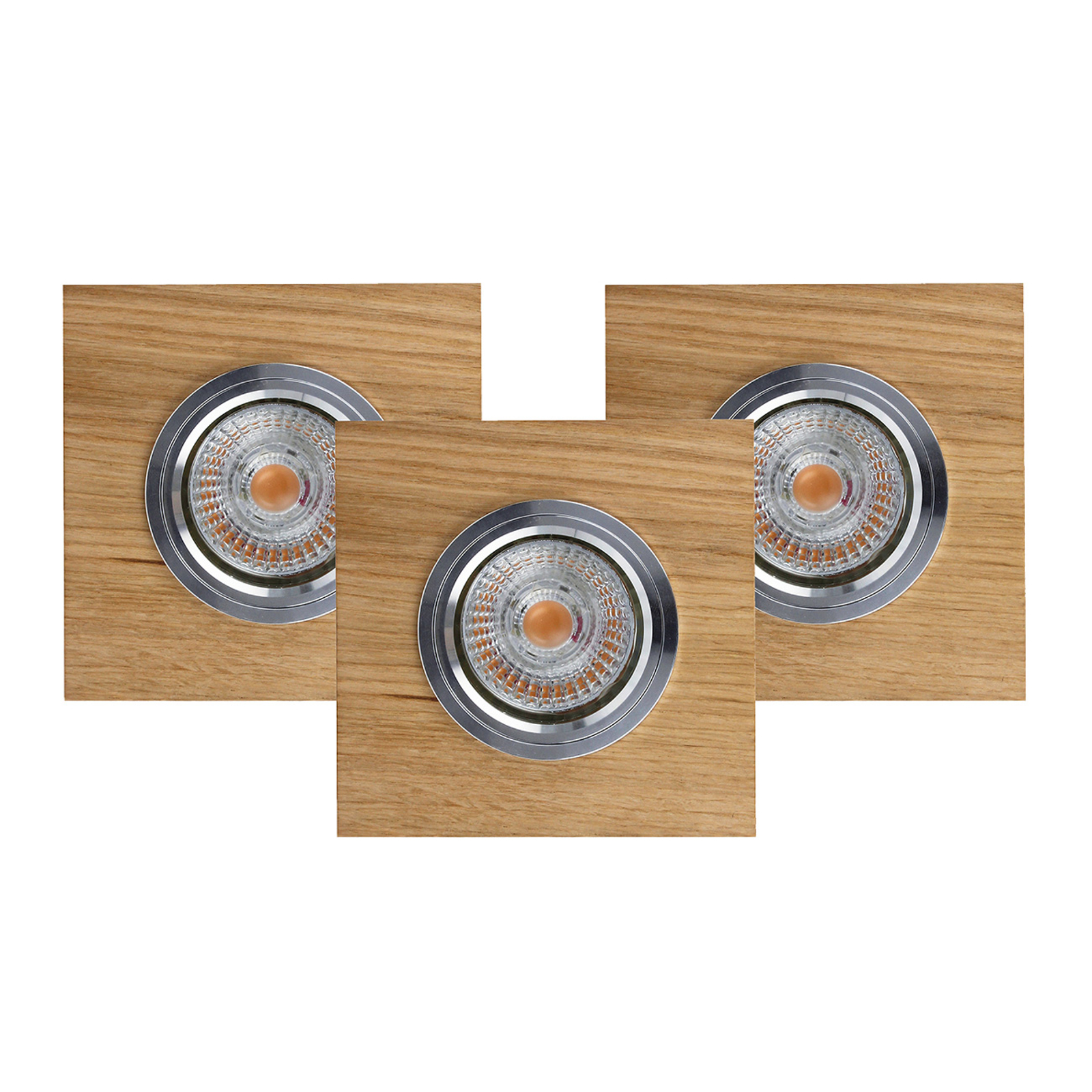 LED-takinbyggnadslampa Vitar, oljad ek 3-pack