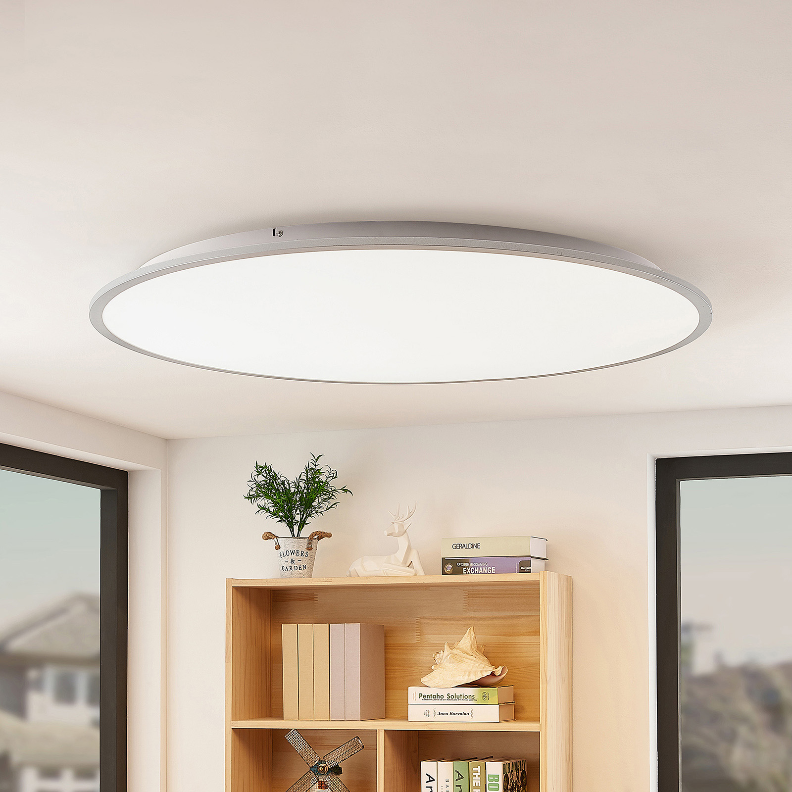 Lindby Narima LED-taklampa, CCT, Ø 100 cm