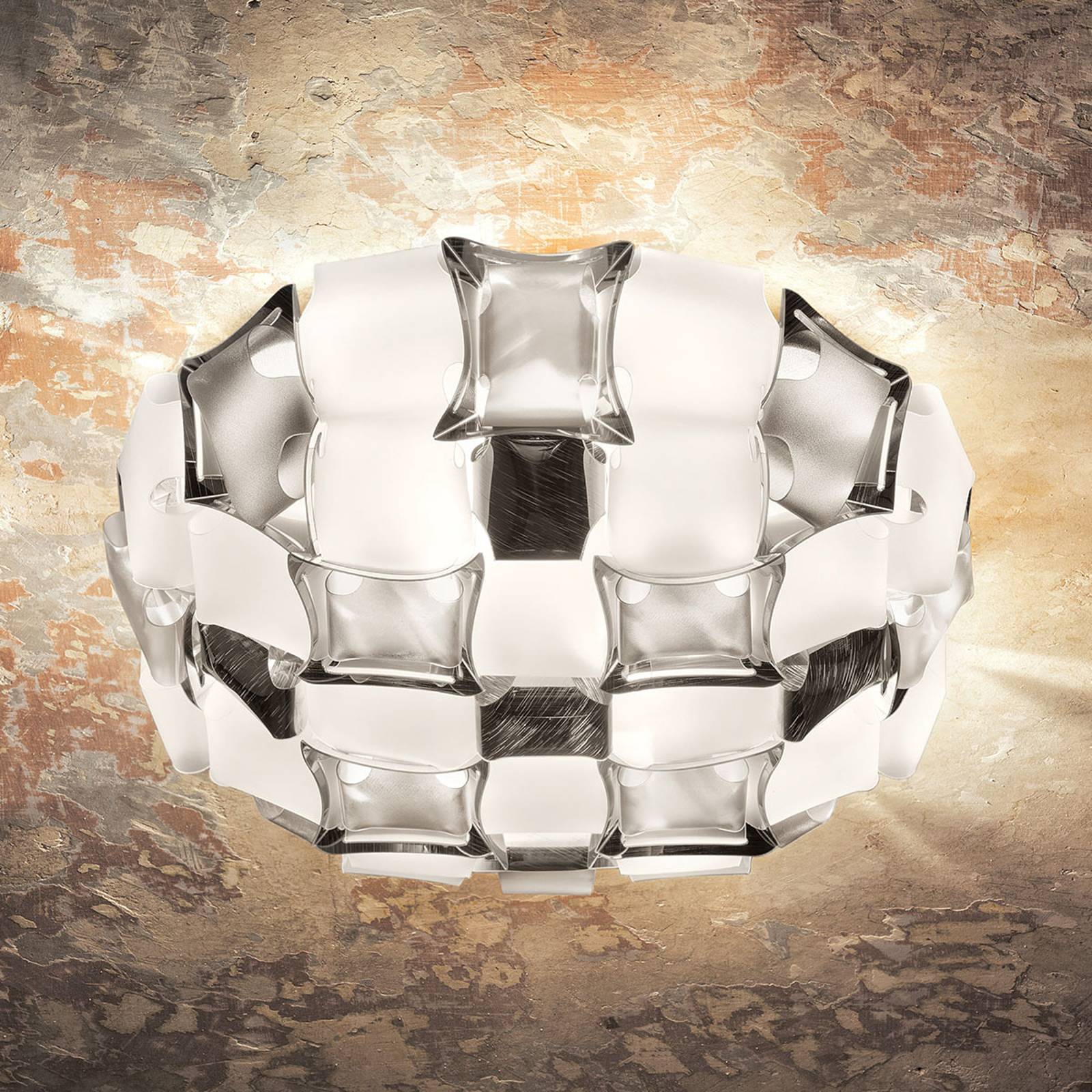 Slamp Mida taklampa, 50 cm, vitplatin
