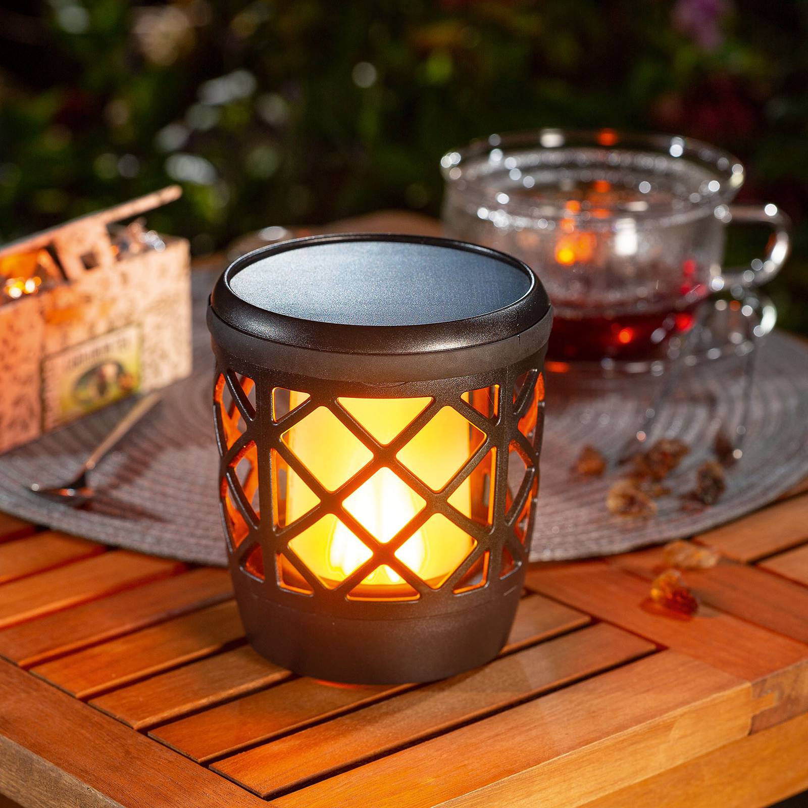 Soldriven LED-dekorbelysning Multi Flame Light USB