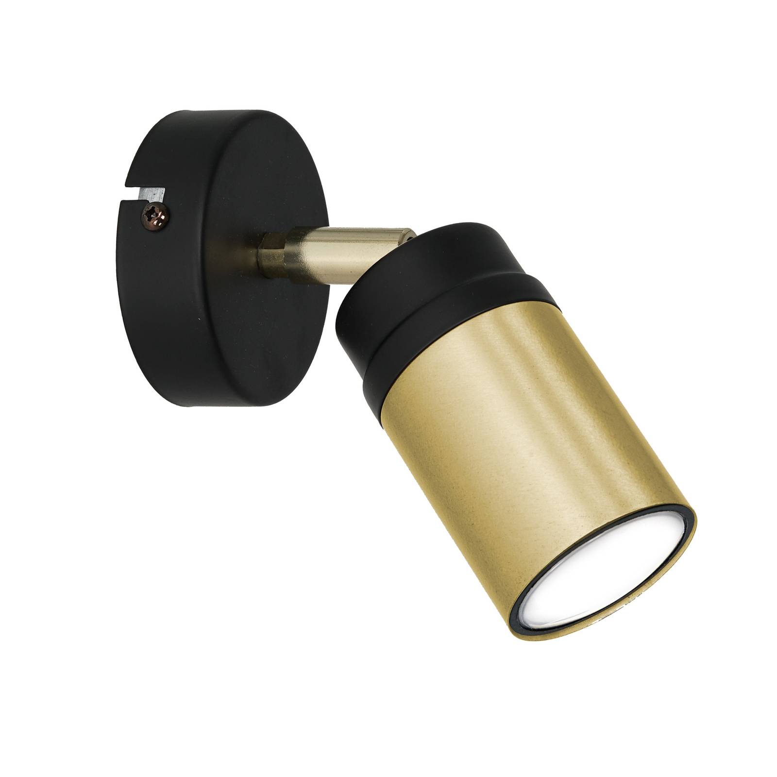 Spotlight till vägg Net i svart och guld