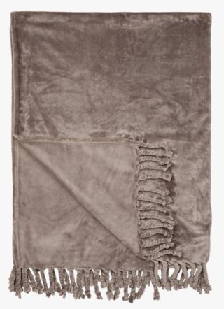 Jules fleecepläd grå