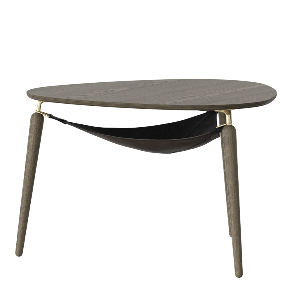 Umage - Hang Out Soffbord 75x73 cm Mörk Ek/Mässing