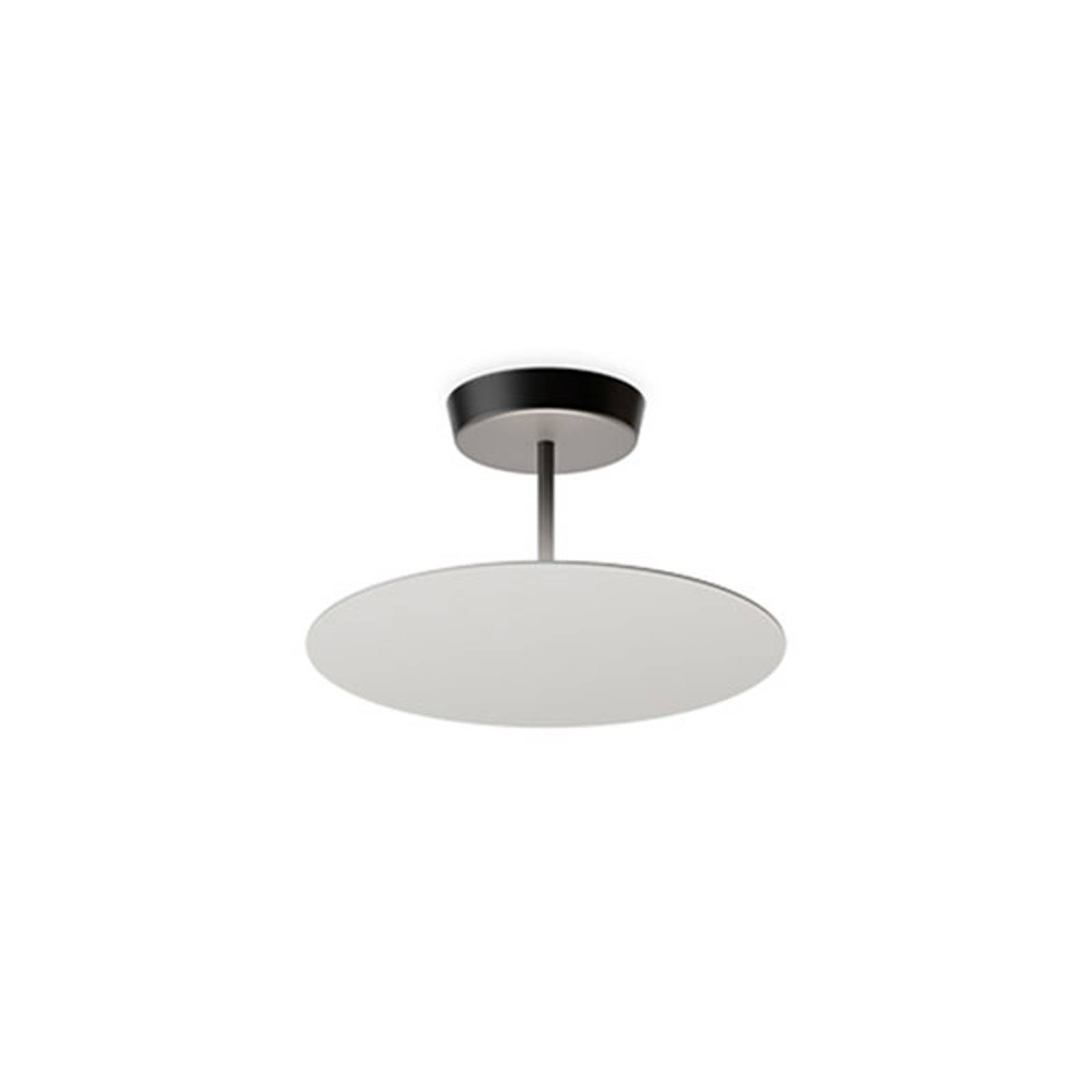 Vibia Flat LED-taklampa 1 lampa Ø 40 cm grå L1
