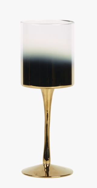 Elegante värmeljushållare guld