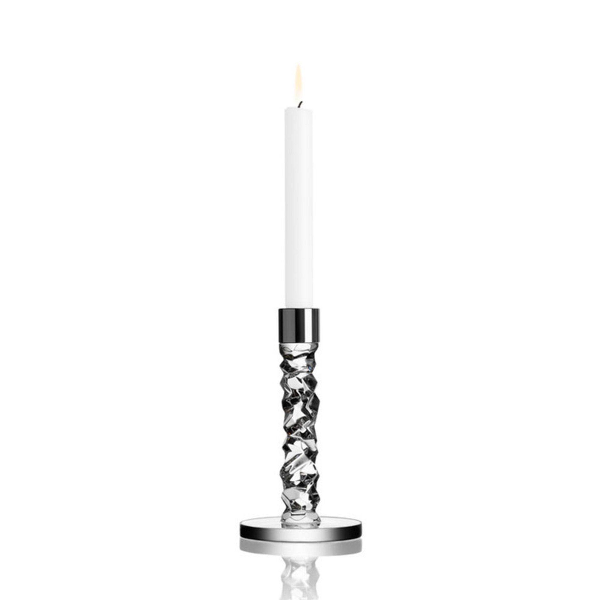 Ljusstake, Carat Stål, 10 cm