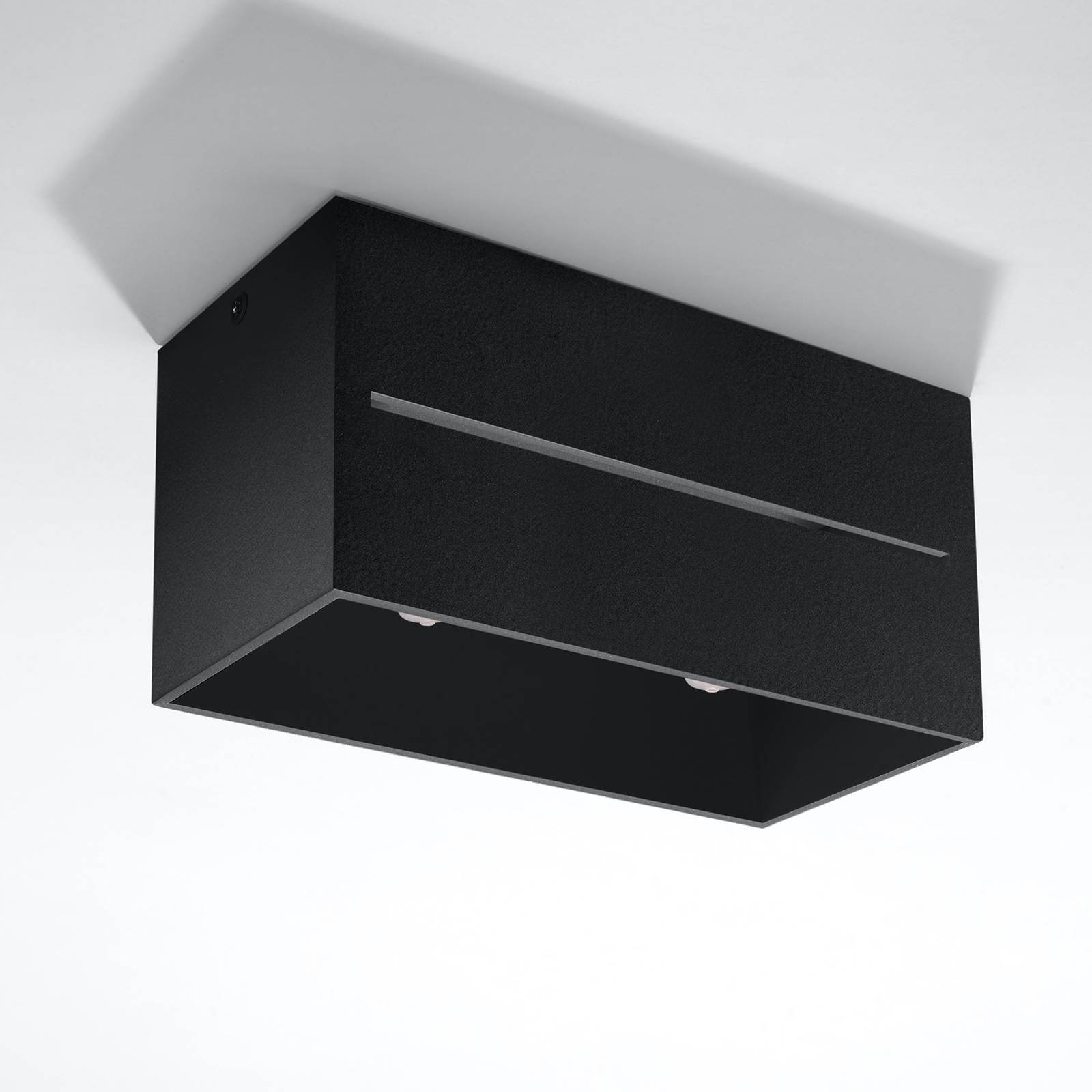 Taklampa Top Maxi av aluminium, svart