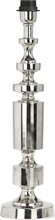 Art Deco Lampfot Krom 59cm