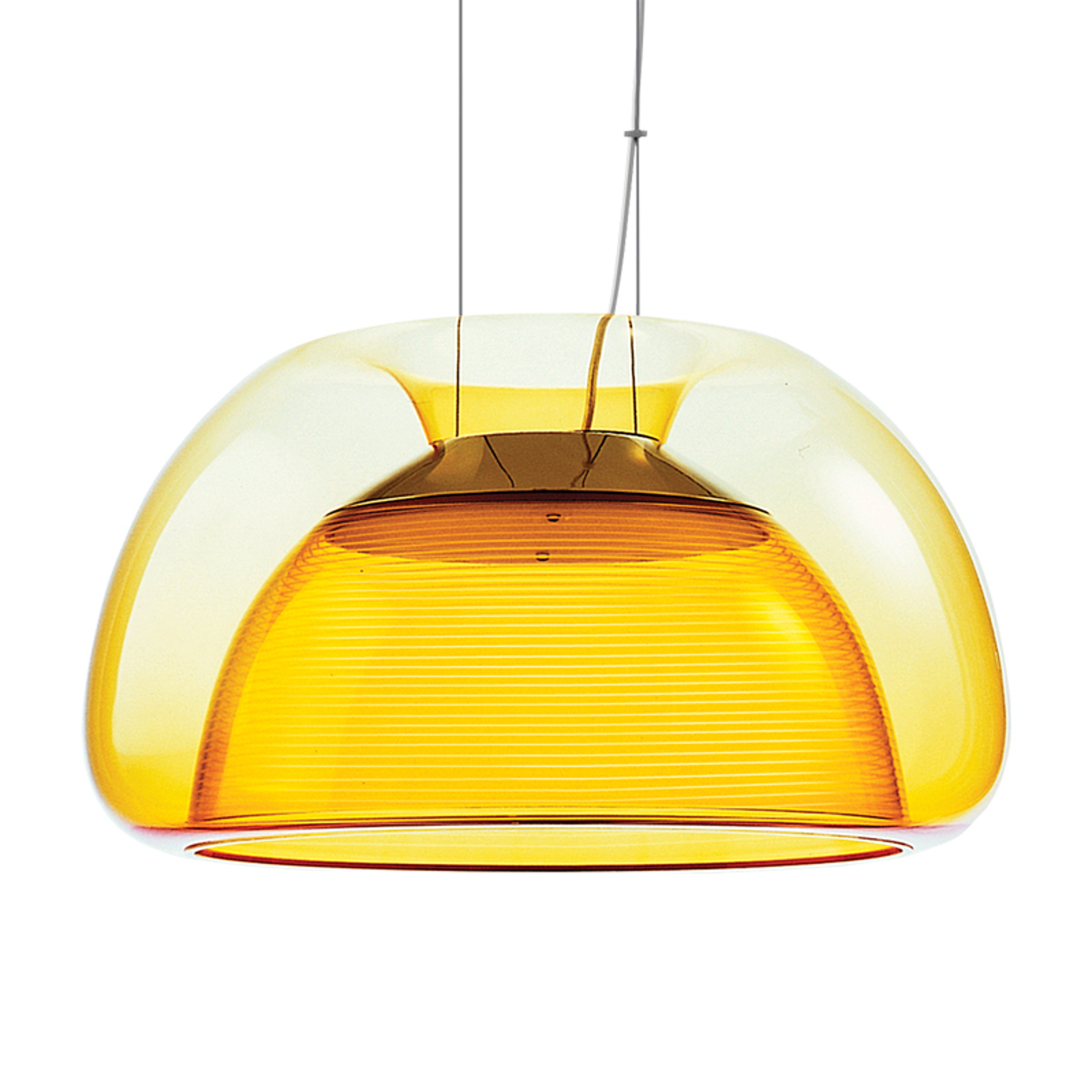 Färgstark LED-hänglampa Aurelia, orange