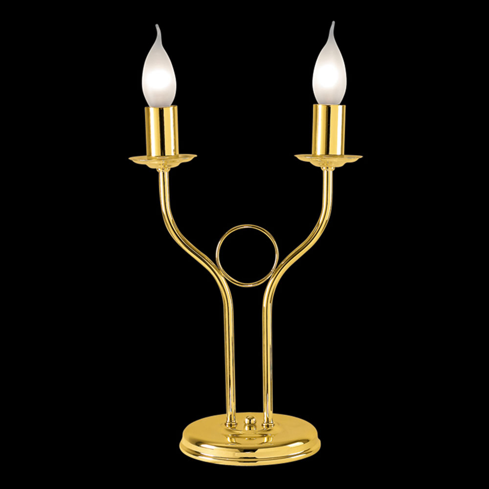 Klassisk bordslampa Retro, guld