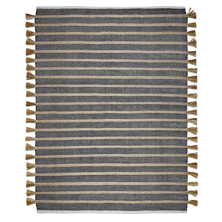 Cochin Matta Svart/Jute 250x350 cm