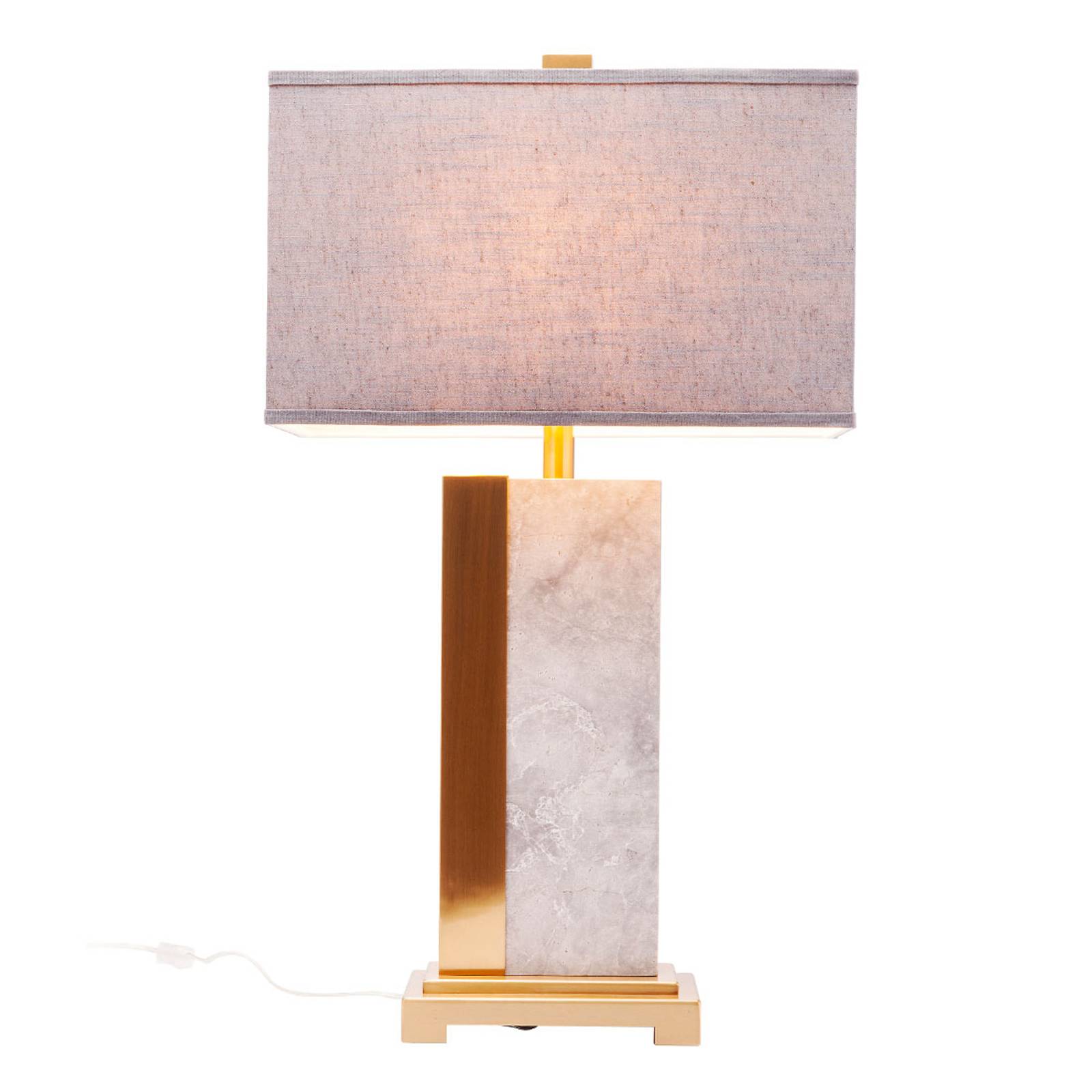 KARE Charleston Marble bordslampa grå
