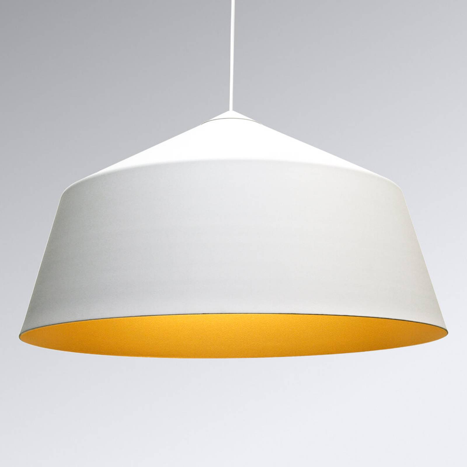 Innermost Circus - hänglampa, vit-guld, 56 cm