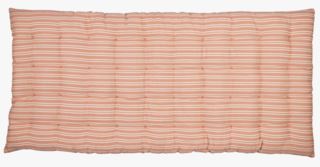 Bolster large stripe sittkudde ljuskorall