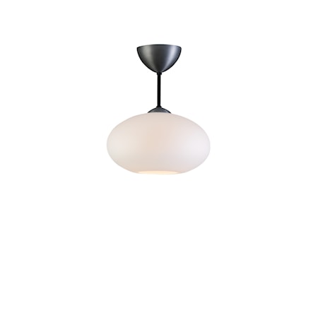 Bullo Plafond Oxidgrå Opalglas 32 cm