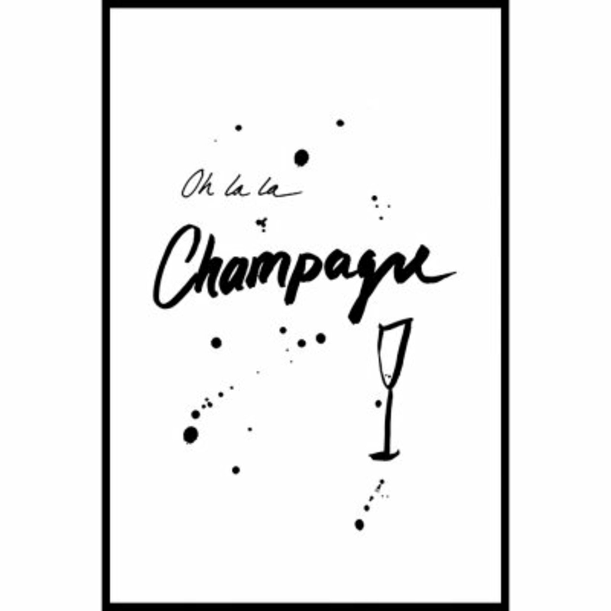 Champagne Poster