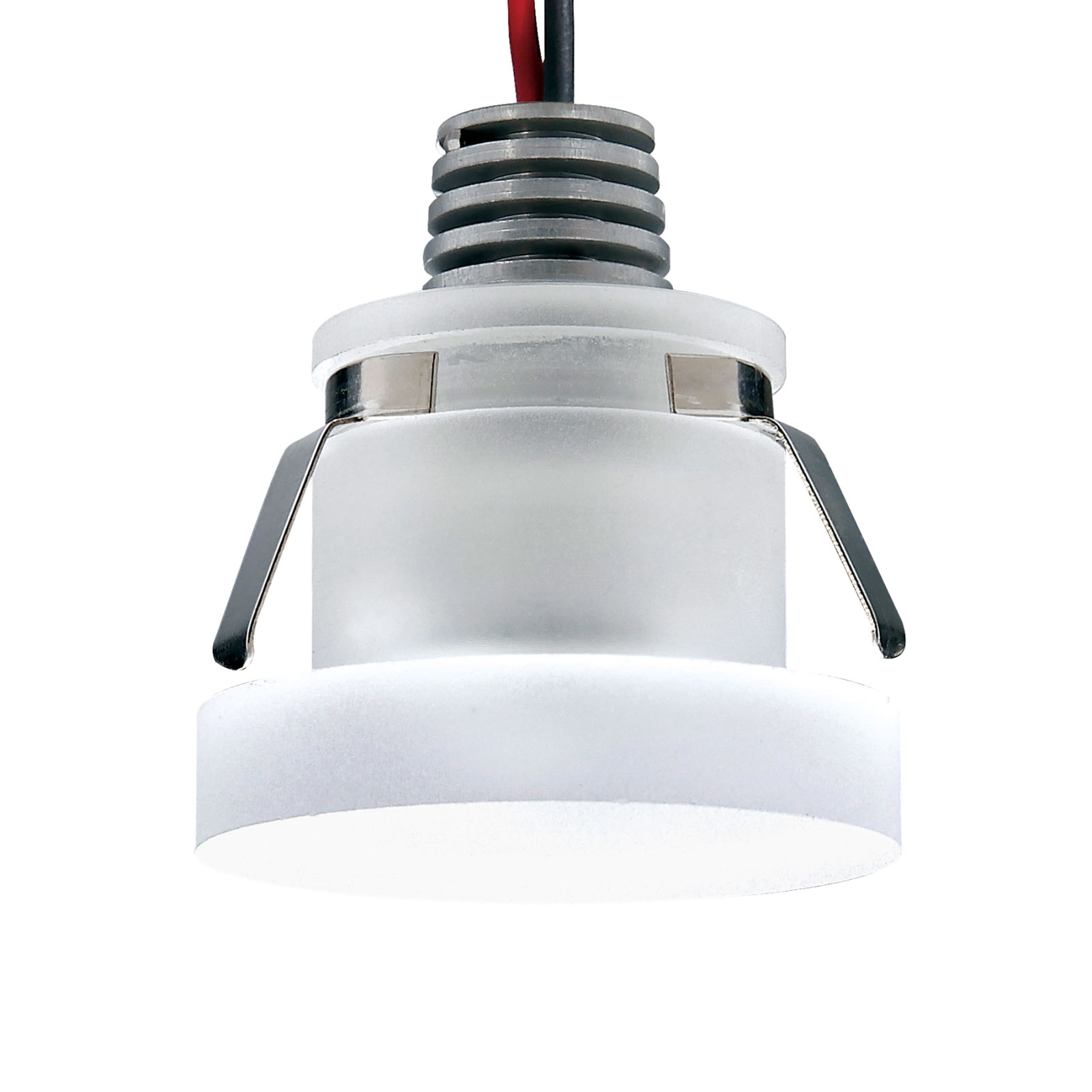 LED-inbyggnadsspot Cristalin, rund, IP44
