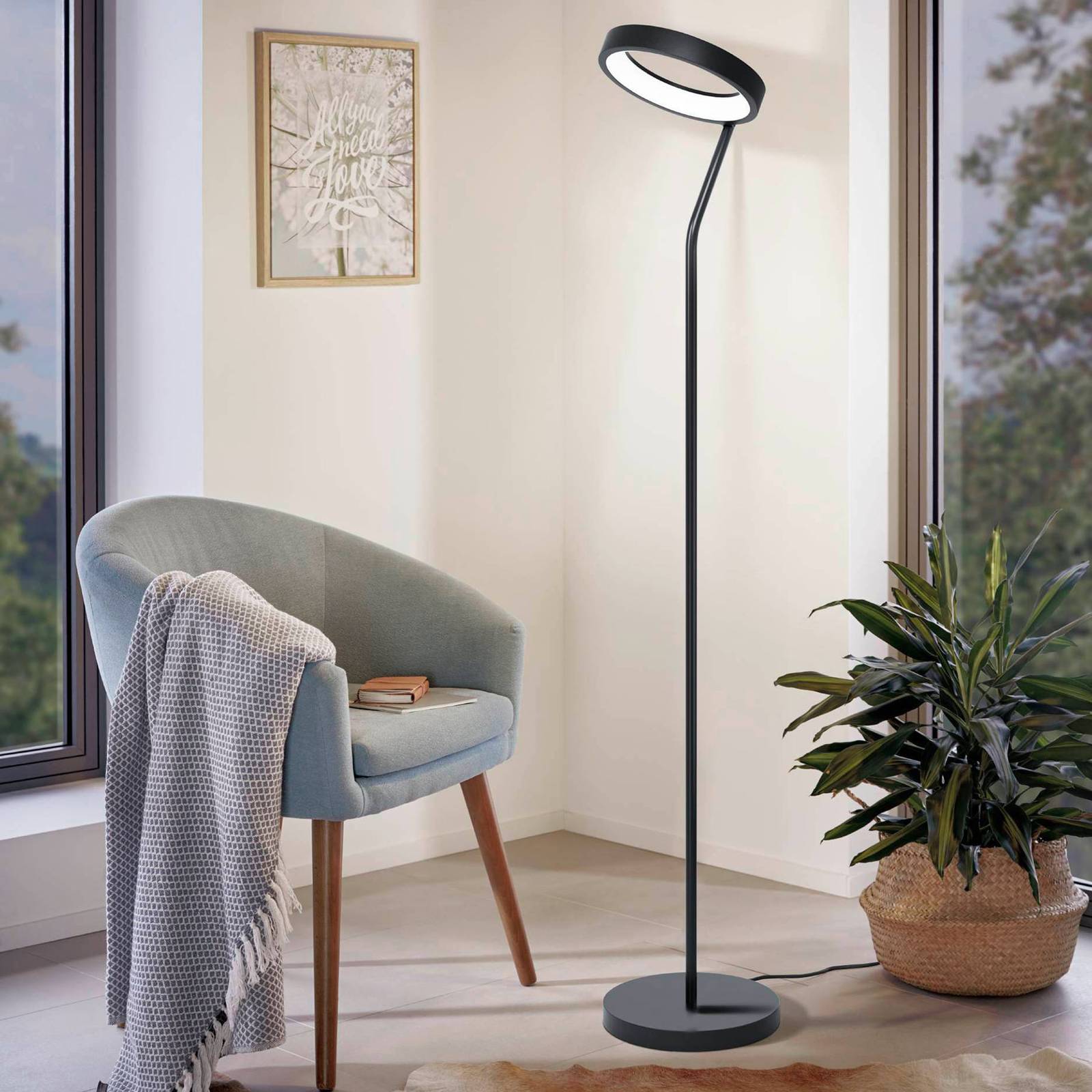 EGLO connect Marghera-C LED-golvlampa