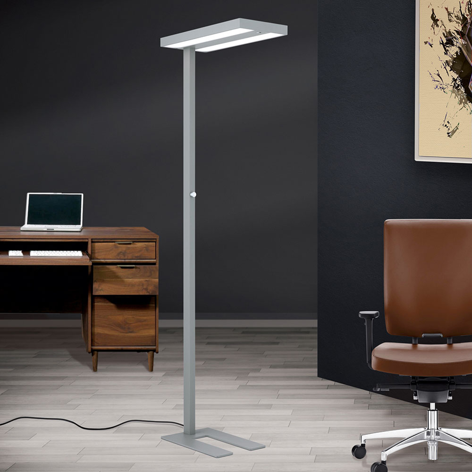LED-golvlampa till kontor Deno TL-& rörelsesensor