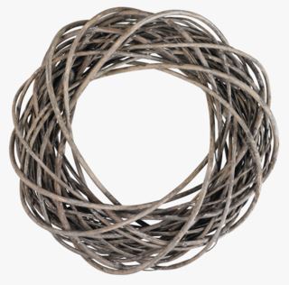 Basket krans grå
