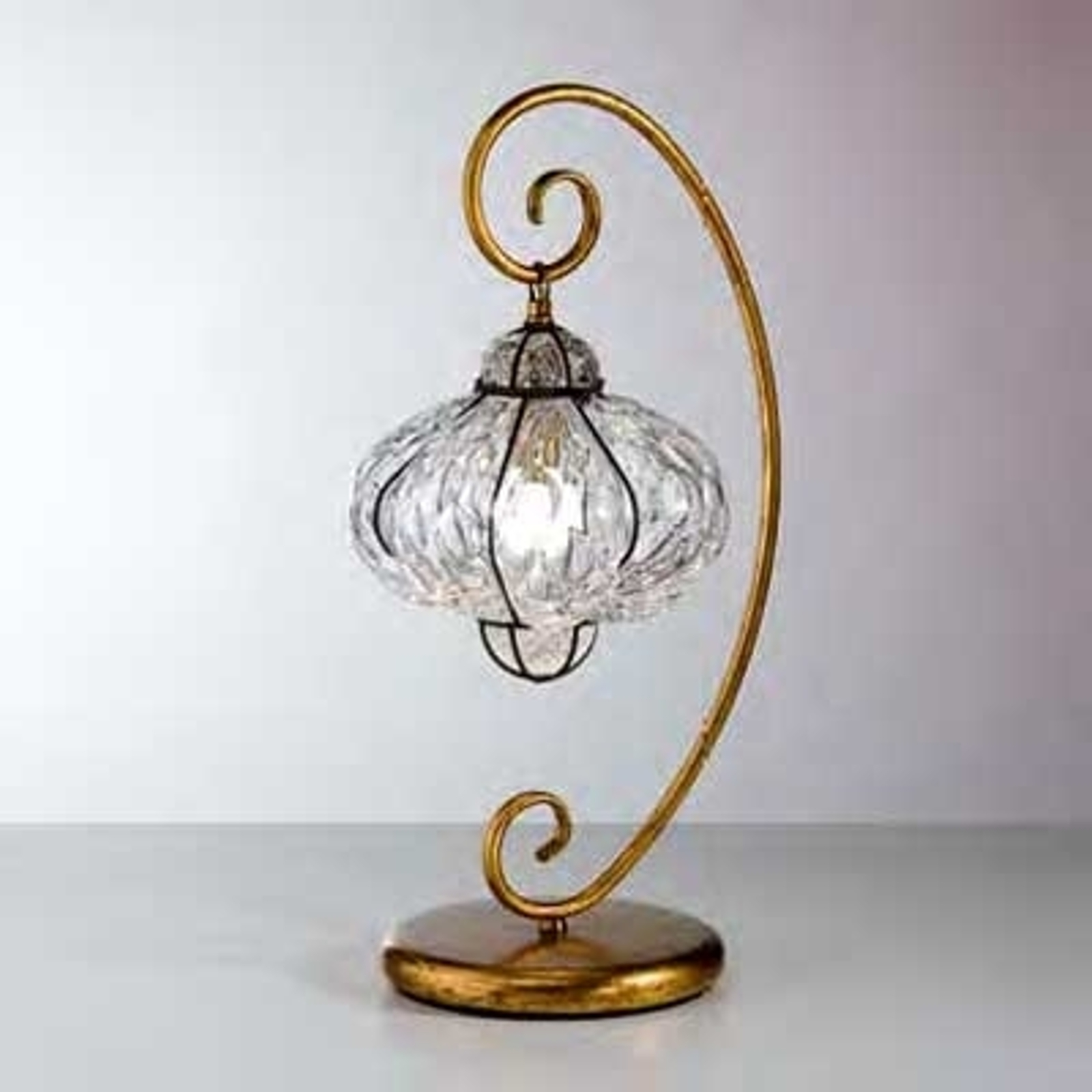 Orientalisk, handgjord bordslampa SULTANO
