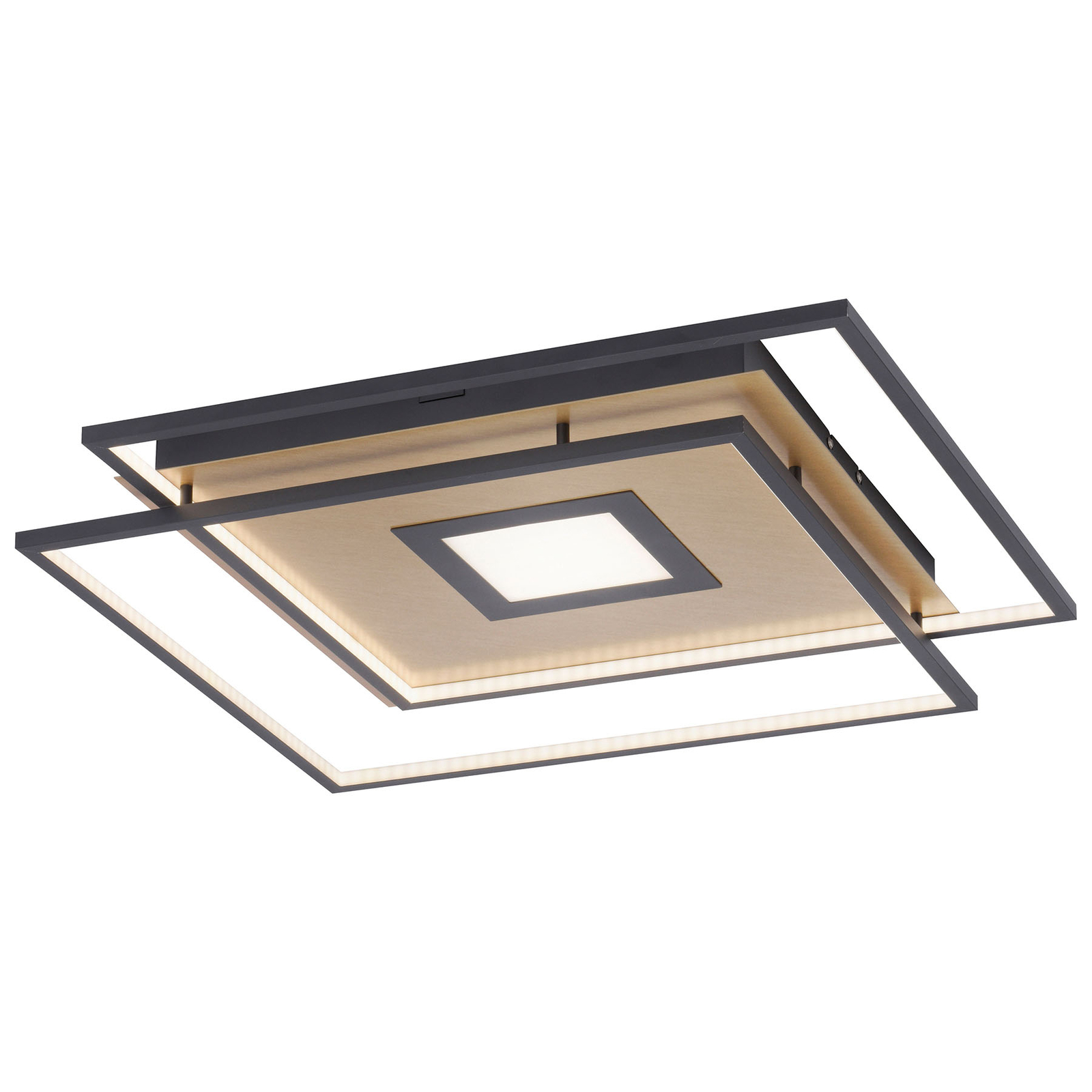 Paul Neuhaus Q-AMIRA LED-taklampa, guld