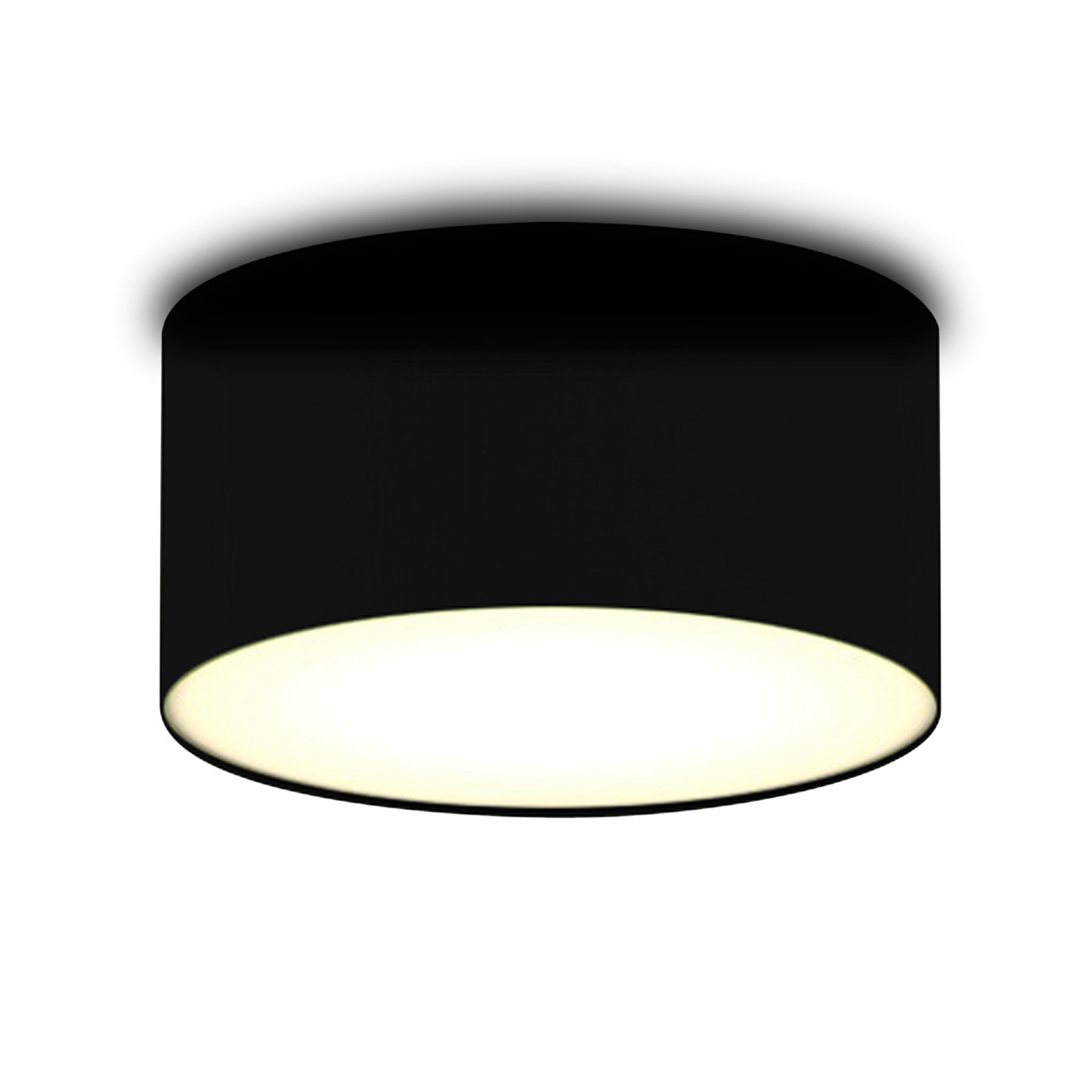Svart textil-taklampa Ceiling Dream 20 cm