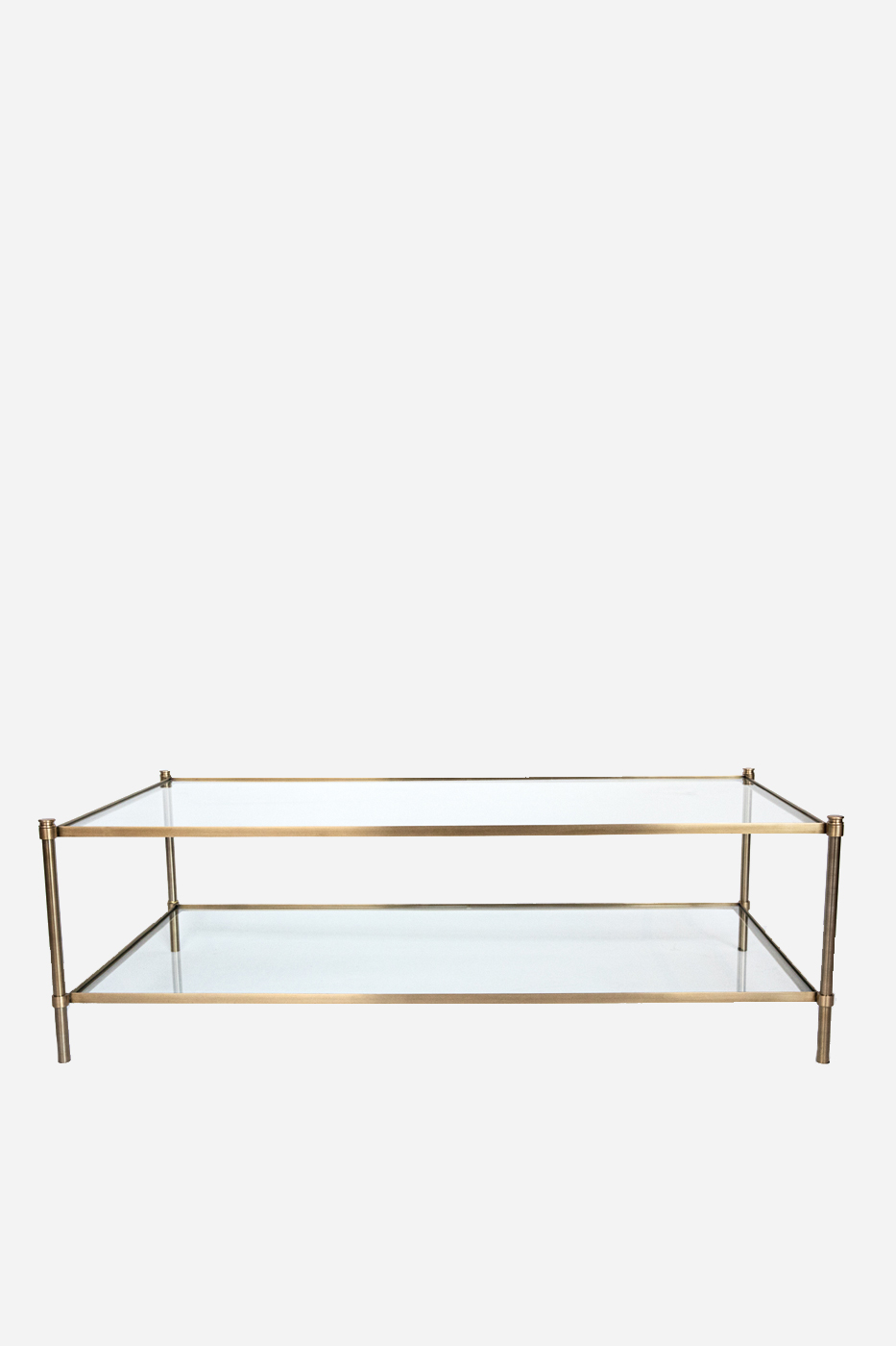 Soffbord Lissabon 120 x 60 cm mässing