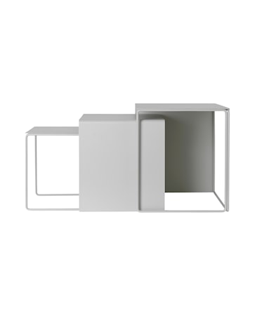 Cluster Tables (set of 3) - Light Grey