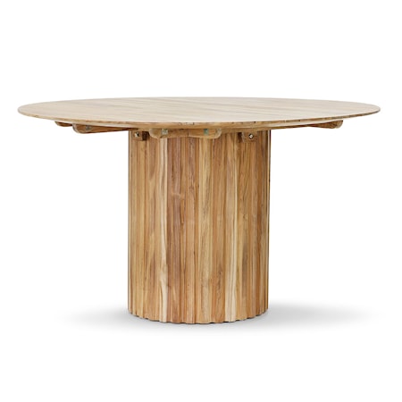 Pillar Matbord Rund Teak