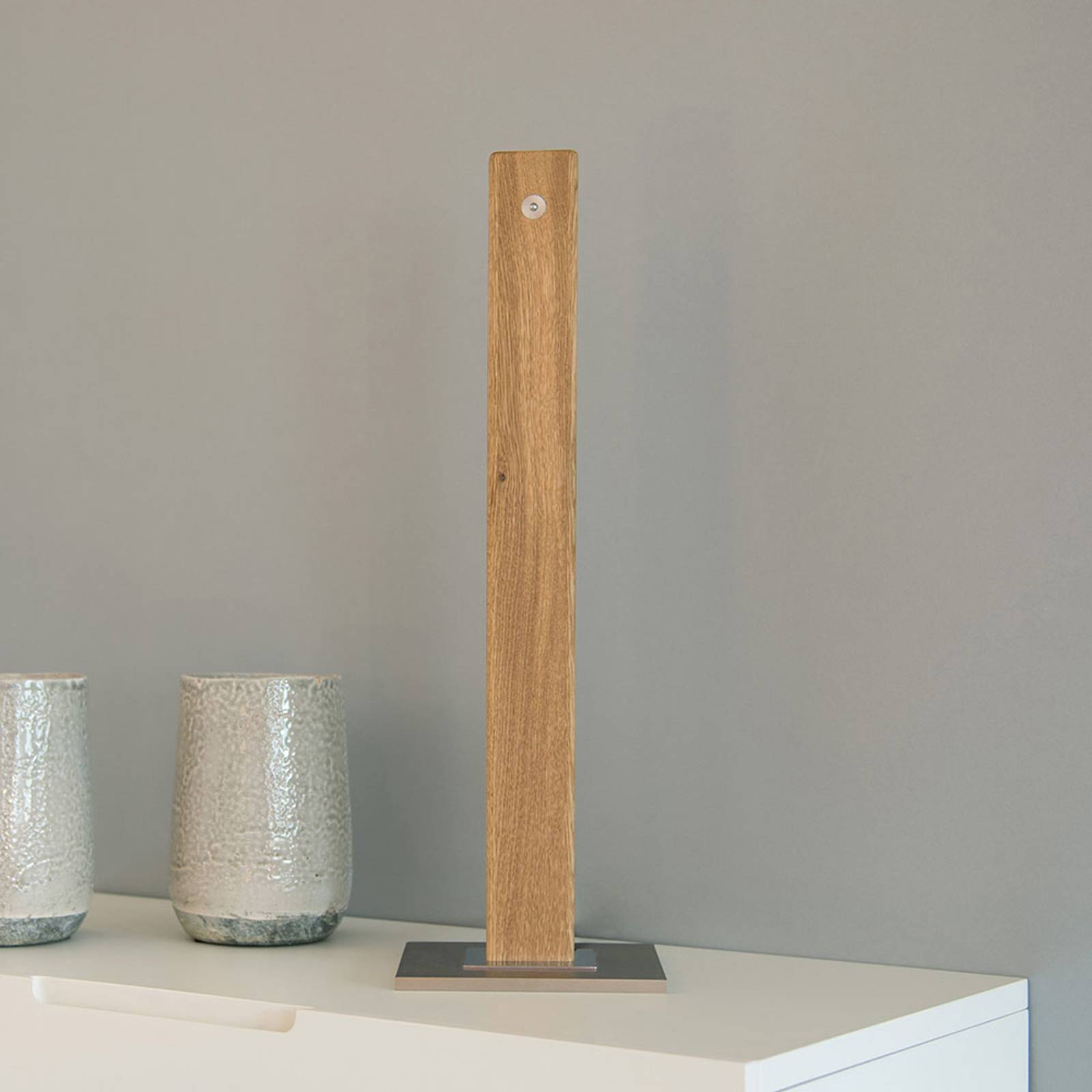 HerzBlut Leonora LED-bordslampa oljad ek